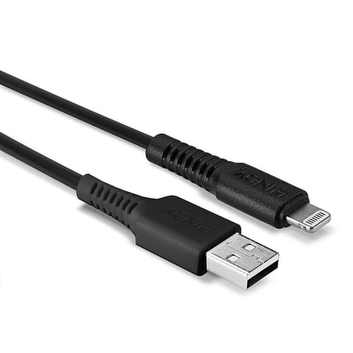 0.5M USB TO LIGHTNING CABLE BLACK — view 4