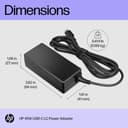 HP USB-C LC - Power adapter - AC - 45 Watt - United Kingdom - for P/N: L19361-002, L19367-002, L19373-002 thumbnail 3