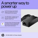 HP USB-C LC - Power adapter - AC - 45 Watt - United Kingdom - for P/N: L19361-002, L19367-002, L19373-002 thumbnail 4
