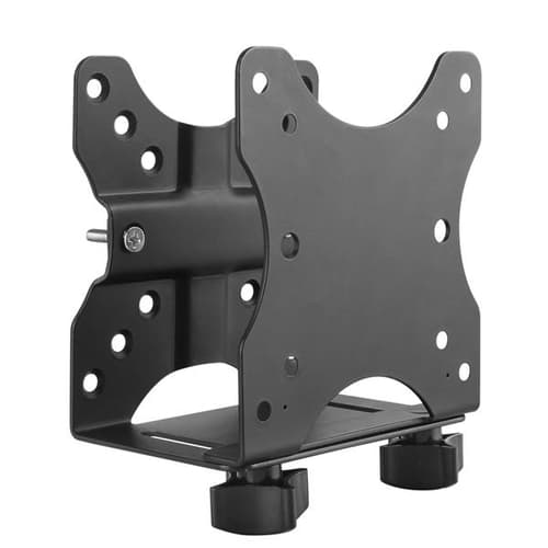 StarTech.com Thin Client Mount - Mini PC VESA Mount - Adjustable .7 to 2.8" - Under Desk Computer Mount - Mac Mini Monitor Mount (ACCSMNT) - Mounting component (pole mount, strap, VESA mount bracket) - for thin client - plastic, steel - black - under-the-desk, pole mount, monitor - for P/N: ARMDUALSS, ARMPIVOTE2, ARMUNONB1, DK30C2DAGPD, DK30C2HAGPD, FPPNEUSTND, TB3DK2DPM2