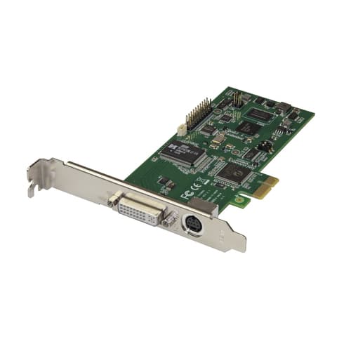StarTech.com PCIe Video Capture Card - 1080P at 60 FPS - HDMI / VGA / DVI / Component - PC Capture Card - Internal Capture Card (PEXHDCAP60L2) - Video capture adapter - PCIe 2.0 - NTSC, PAL-M, PAL, PAL 60