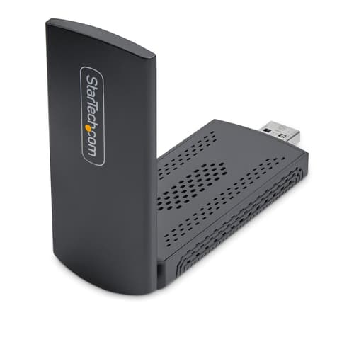 StarTech.com Wi-Fi 6E USB Adapter/Dongle, For Desktop/Laptop PC, Wireless NIC w/Foldable Antenna, WiFi Adapter Supports 802.11 b/g/n/ac/ax, 2.4/5/6 GHz Network Compatible - Network adapter - USB 3.0 - Wi-Fi 6E - black — view 5