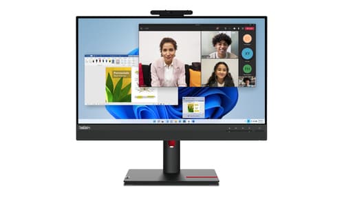 Lenovo ThinkCentre Tiny-in-One 24 Gen 5 - LED monitor - 24" (23.8" viewable) - touchscreen - 1920 x 1080 Full HD (1080p) @ 60 Hz - IPS - 250 cd/m� - 1000:1 - 4 ms - HDMI, DisplayPort - speakers - raven black — view 10