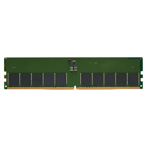 Kingston - DDR5 - module - 32 GB - DIMM 288-pin - 4800 MHz / PC5-38400 - CL40 - 1.1 V - unbuffered - ECC — view 1