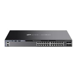 TP-Link Omada SG6428X V1 - Switch - L3 - Managed - 24 x 10/100/1000 + 4 x 10Gb Ethernet SFP+ (uplink / stacking) - front to back airflow - rack-mountable