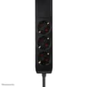 Neomounts - Power strip - USB-C + USB-A - AC 230 V - 3680 Watt - input: Type F - output connectors: 3 (2 x 24 pin USB-C (PD), USB, 3 x power Type F) - 1.4 m cord - black - with Clamp Desk Mount thumbnail 9