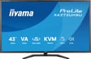 iiyama ProLite X4373UHSU-B2 - LED monitor - 43" (42.5" viewable) - 3840 x 2160 4K @ 60 Hz - VA - 450 cd/m� - 4000:1 - HDR10 - 3 ms - 2xHDMI, DisplayPort - speakers - matte, black thumbnail 1