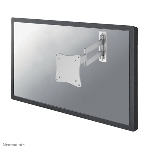 Neomounts FPMA-W830 - Bracket - full-motion - for LCD display - silver - screen size: 10"-27" - wall-mountable — view 1