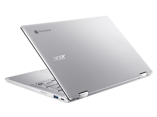 Acer Chromebook Spin 514 CP514-2H - Flip design - Intel Core i3 - 1110G4 / up to 3.9 GHz - Chrome OS - UHD Graphics - 8 GB RAM - 128 GB SSD - 14" IPS touchscreen 1920 x 1080 (Full HD) - Wi-Fi 6 - pure silver - kbd: UK — view 9