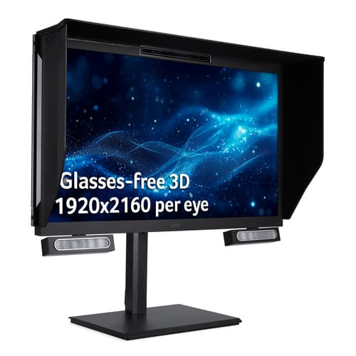 Acer SpatialLabs View Pro 27 ASV27-2P - LCD monitor - 27" - 3840 x 2160 4K UHD (2160p) @ 160 Hz - AHVA - 400 cd/m� - 5 ms - HDMI, DisplayPort, USB-C - speakers — view 9