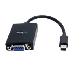 StarTech.com Mini DisplayPort to VGA Video Adapter Converter - Adapter - Mini DisplayPort (M) to HD-15 (VGA) (F) - DisplayPort 1.2 - 13 cm - active - black - for P/N: DKT31CMDPHPD, DP2MDPMF3, DP2MDPMF6IN
