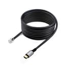 StarTech.com USB-C to RJ9 Adapter for Office Phone Handset or Wired/Wireless Headset, Use Existing Landline Hardware, 6ft/1.8m, For Laptop/Desktop Computer/Mobile - Headset adapter - 24 pin USB-C male to RJ-9 male - 1.8 m - black - bus powered thumbnail 1