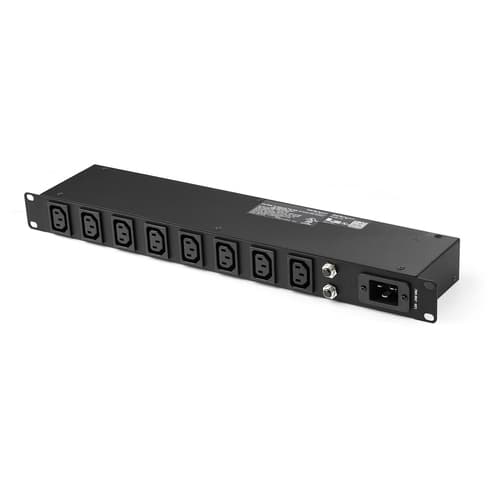 StarTech.com 8-Port Rack-Mount PDU with C13 Outlets - 16 A - 10 ft. Power Cord (BS 1363) - 1U - Power distribution unit (rack-mountable) - AC 110-240 V - 3120 VA - 1-phase - input: IEC 60320 C20 16A - output connectors: 8 (power IEC 60320 C13) - 1U - 19"