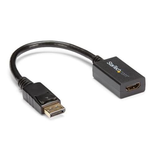 StarTech.com DisplayPort to HDMI Adapter - 1920x1200 - HDMI Video Converter - Latching DP Connector - Monitor to HDMI Adapter (DP2HDMI2) - Adapter - DisplayPort male to HDMI female - 26.5 cm - for P/N: DK30CH2DEP, DK30CH2DEPUE, DK30CHDDPPD, DK30CHDPPDUE, MST14DP123DP, SV231QDPU34K