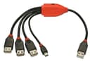USB2.04PORTCABLEHUB3XUSBAF&1XUSBMIN thumbnail 1