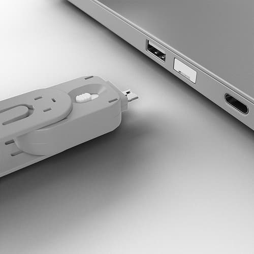 USBTYPEAPORTBLOCKERKEYWHITE — view 5