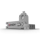 USB PORT KEY PACK OF 4 BLOCKERS WHT thumbnail 1