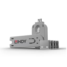 USB PORT KEY PACK OF 4 BLOCKERS WHT