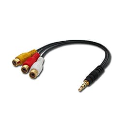 AVADAPTERCABLE3.5MMJACKMTO3XPHONOF