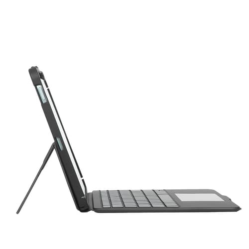Targus Versavu - Keyboard and folio case - with trackpad - backlit - wireless - Bluetooth 5.0 - QWERTZ - German - black — view 8