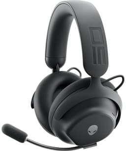 Alienware Pro Wireless Gaming Headset - Headset - full size - Bluetooth / 2.4 GHz radio frequency - wireless, wired - active noise cancelling - USB - Dark Side of the Moon