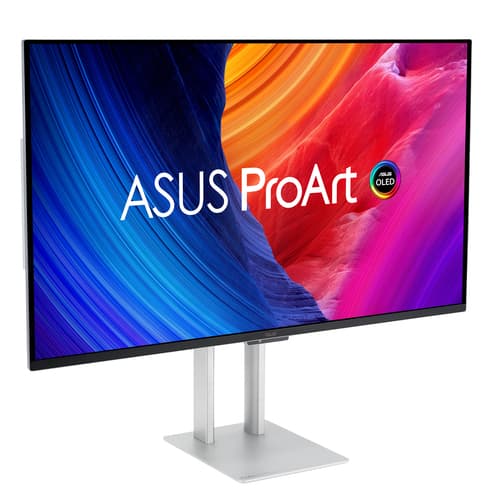 ASUS ProArt OLED PA32UCDM - OLED monitor - 32" (31.5" viewable) - 3840 x 2160 4K UHD (2160p) @ 240 Hz - 1000 cd/m� - HDR10 - 0.1 ms - Thunderbolt 4, HDMI - speakers - silver — view 7