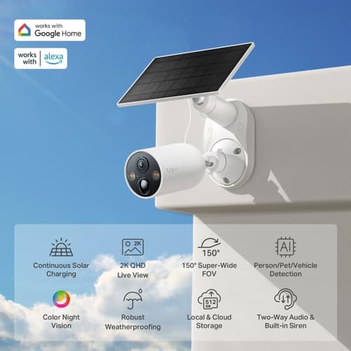 TP-Link Tapo Solar-Powered Security Camera Kit 1 × C425, 1 × A201 — view 3