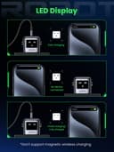 Ugreen USB-A+2C 65W UNO GAN CHARGER Mobile phone, Laptop, Tablet Black AC, USB Indoor thumbnail 11