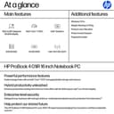 HP ProBook 4 G1iR Notebook - 16" - Intel Core 5 - 120U - 24 GB RAM - 256 GB SSD - UK