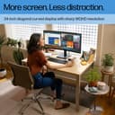 HP P34hc G4 - P-Series - LED monitor - curved - 34" - 3440 x 1440 WQHD @ 60 Hz - VA - 250 cd/m� - 3500:1 - 5 ms - HDMI, DisplayPort, USB-C - speakers - black thumbnail 16