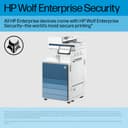 HP LaserJet Enterprise MFP 8601dn - Multifunction printer - B/W - laser - 297 x 432 mm (original) - A3/Ledger (media) - up to 70 ppm (copying) - up to 70 ppm (printing) - 2180 sheets - Gigabit LAN, USB 2.0 host, USB 3.0, USB 3.0 host thumbnail 7