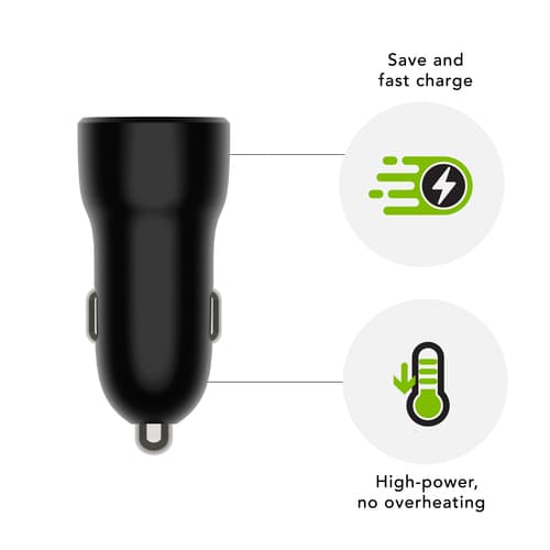 re-charge-Car Chrg USB-A 18W-BLK — view 5