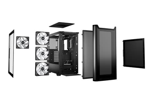 PURE BASE 501 LX ATX CASE GLASS SIDE — view 5