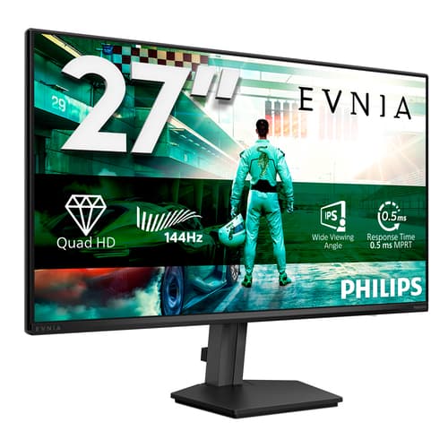 Philips Evnia 3000 27M2N3500NF - LED monitor - gaming - 27" - 2560 x 1440 QHD @ 144 Hz - IPS - 1500:1 - HDR10 - 0.5 ms - HDMI, DisplayPort - charcoal — view 3