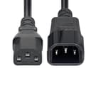 StarTech.com 4.5m Power Extension Cord, C14 to C13, 15A 250V, KEMA-KEUR - Power extension cable - IEC 60320 C14 to power IEC 60320 C13 - AC 250 V - 15 A - 4.6 m - molded - black thumbnail 5
