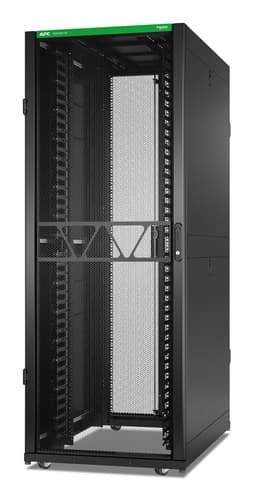 APC NetShelter SX Gen 2 - Rack cabinet - 1991H x 750W x 1200D mm, with sides - floor-standing - black - 42U - 19" - TAA Compliant — view 1