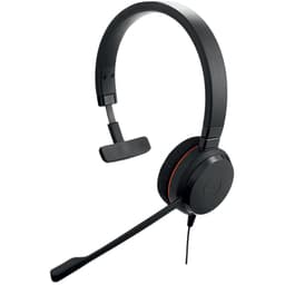 Jabra Evolve 20 MS mono - Headset - on-ear - wired - USB-C, USB-A - noise isolating - Certified for Microsoft Teams, Avaya Certified, Cisco Certified, Alcatel-Lucent Certified, Unify Certified