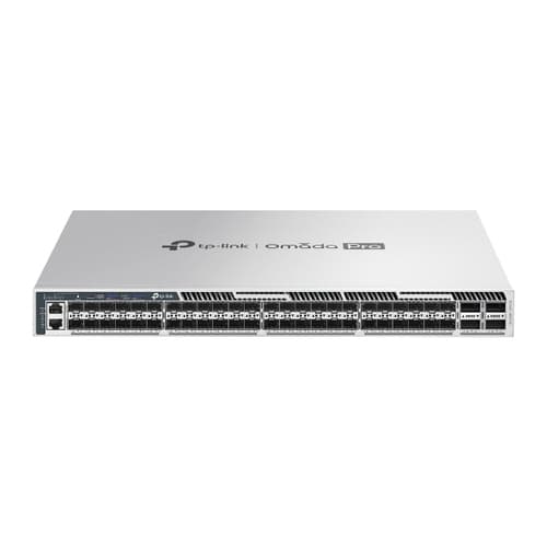 TP-Link Omada Pro S7500-48XF4C V1 - Switch - L3 - Managed - 48 x 10 Gigabit SFP+ + 4 x 100 Gigabit QSFP28 - front to back airflow - rack-mountable — view 1