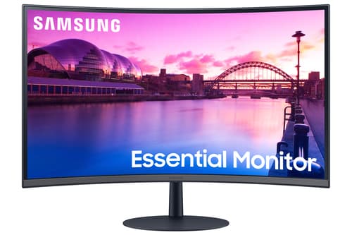 Samsung S27C390EAU - S39C Series - LED monitor - curved - 27" - 1920 x 1080 Full HD (1080p) @ 75 Hz - VA - 250 cd/m� - 3000:1 - 4 ms - 2xHDMI, DisplayPort - speakers - black, dark blue/grey