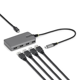 StarTech.com - Hub - 4 x USB 3.2 Gen 1 + 1 x USB-C + 1 x USB-C 3.2 Gen 1 - desktop