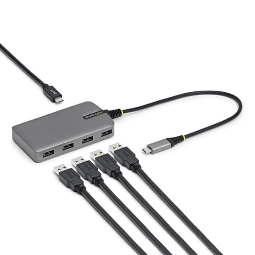 StarTech.com - Hub - 4 x USB 3.2 Gen 1 + 1 x USB-C + 1 x USB-C 3.2 Gen 1 - desktop