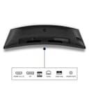 Philips 34B2U3600C - 3000 Series - LED monitor - curved - 34" - 3440 x 1440 WQHD @ 120 Hz - VA - 3500:1 - HDMI, DisplayPort, USB-C - speakers - textured black thumbnail 6