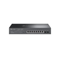 TP-Link JetStream TL-SG2210MP V4 - Switch - smart - 8 x 10/100/1000 (PoE+) + 2 x SFP - rack-mountable, desktop - PoE+ (150 W)