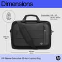 HP Renew Executive - Notebook carrying shoulder bag - 16.1" - black - for HP 250 G9, Fortis 11 G9, ZBook Firefly 14 G9, ZBook Fury 16 G10, 16 G9