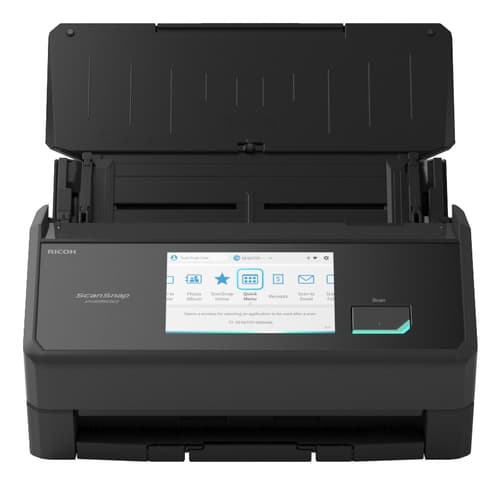 Ricoh ScanSnap iX2500 - Document scanner - Dual CIS - Duplex - 279 x 432mm - 600 dpi x 600 dpi - up to 45 ppm (mono) / up to 45 ppm (colour) - ADF (100 sheets) - USB 3.2 Gen 1x1, Wi-Fi(ax), Bluetooth 5.2 — view 3