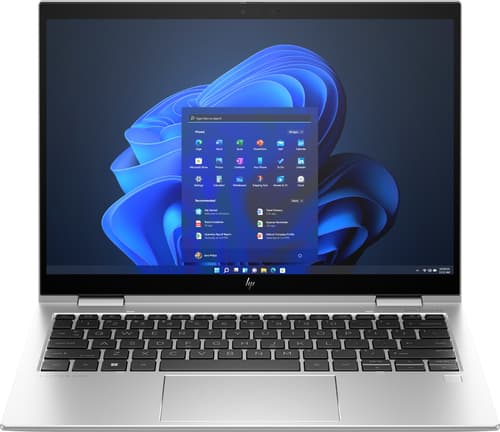HP Elite x360 830 G10 Notebook - Flip design - Intel Core i5 - 1335U / up to 4.6 GHz - Evo - Win 11 Pro - Intel Iris Xe Graphics - 16 GB RAM - 256 GB SSD NVMe - 13.3" IPS 1920 x 1200 - Wi-Fi 6E, Bluetooth - kbd: UK - with HP Wolf Pro Security Edition (1 year) — view 1