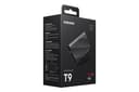 Samsung T9 MU-PG2T0B - SSD - encrypted - 2 TB - external (portable) - USB 3.2 Gen 2x2 (USB-C connector) - 256-bit AES - black