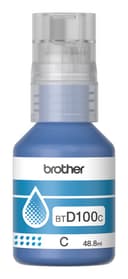Brother BTD100C - 48.8 ml - high capacity - cyan - original - hanging box - ink refill - for Brother DCP-T530DW, DCP-T730DW, MFC-T930DW thumbnail 2