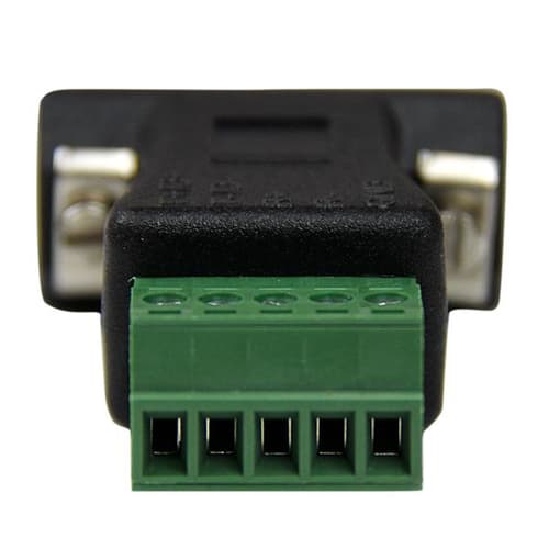 StarTech.com RS422 RS485 Serial DB9 to Terminal Block Adapter - Serial adapter - 5 pin terminal block to DB-9 (M) - black - DB92422 - Serial adapter - 5 pin terminal block to DB-9 (M) - black - for P/N: PCI2S232485I, PCI2S4851050 — view 5
