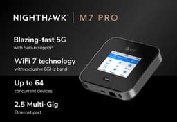Nighthawk M7 Pro 5G WiFi 7 Mobile Router